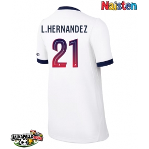 Paris Saint-Germain Lucas Hernandez #21 Vieraspaita Naisten 2026-27 Lyhythihainen
